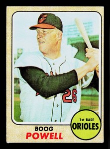 Boog Powell 1968 Topps #381 Vintage Baseball Card