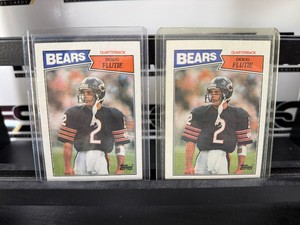 Doug Flutie 2 RC Lot 1987 Topps #45 Rookie Vintage Football Card