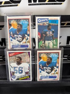 Lawrence Taylor 4 Vintage Football Card Lot 1983, 1984, 1987