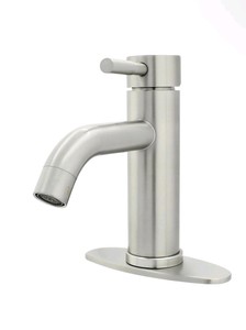 $ 40 Better Homes & Gardens Elmont Single Handle Bathroom Faucet, Satin Nickel
