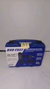 $150 Duo-Fast DF1815S 18 Ga. 14 Narrow Crown Pneumatic Stapler with Case