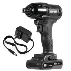 North Tech 18V Li-Ion Cordless 14 Impact Driver Kit with 1.3Ah Battery and Charger (241-9905)