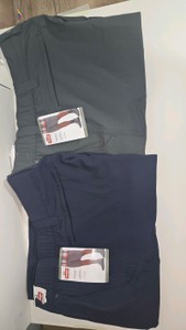 Retail $48  Lot 59  Lot of 2 Wrangler Outdoor Mens Cargo Shorts, Size 34, 10 Inseam (Gray & Navy)