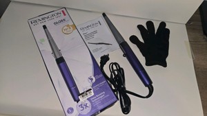 $40  Lot 66  Remington Gloss 121 Tapered Curling Wand (CI93X0US), Purple
