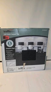 Lot 88  TrafficMaster Self-Stick Carpet Tile, Canyon Coal, 10 Tiles (22.5 sq ft)