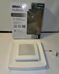 $34  Lot 91  Broan-NuTone FG500N Bath Fan Replacement Grille Cover with LED Light