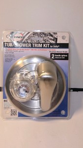 $49  Lot 95  Danco TubShower Trim Kit for Delta, Brushed Nickel (Model 10004)