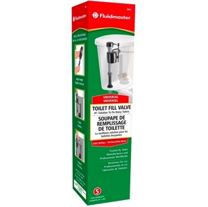 $20  Lot 96  Fluidmaster 400A Universal Toilet Fill Valve, Lot of 2