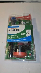 $21  Lot 98  Fluidmaster PerforMAX Universal All-in-One Toilet Repair Kit