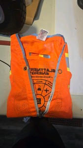 Lot 125  Hi-Vis Orange Mesh Safety Vests, Size 2XL