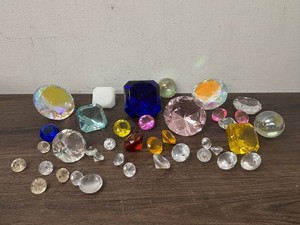 Assorted Faceted Decorative Gem Replicas Mixed Lot