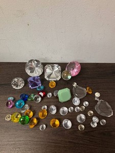 Assorted Faceted Decorative Gems Mixed Lot