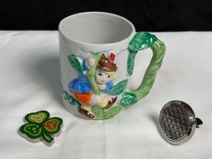Jack & the Beanstalk Mug, Celtic Shamrock & Vent Clip Mixed Lot