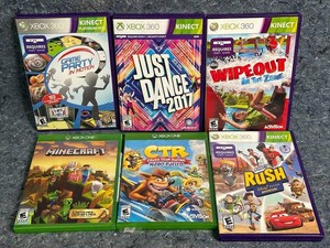 Xbox 360 Kinect & Xbox One Video Game Mixed Lot - 6 Games