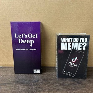 What Do You Meme Lets Get Deep & TikTok Edition Mixed Lot