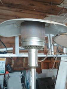 Stay warm in garage or patio with this PATIO HEATER