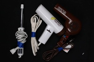 Vintage Conair & PerfectIon Hair Dryers With Curling Iron Mixed Lot