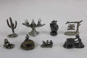 Pewter Figurine Collection - Mixed Designs