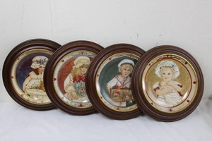 Vintage Carson Mint Jan Hagara America Has Heart Plates (Lot of 4) 8D