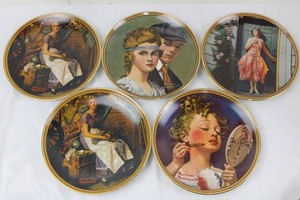 Vintage Norman Rockwell Knowles Collector Plates - Rediscovered Women 8D