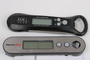 ThermoPro TP610 & Folding Digital Thermometers - 2pc Mixed Lot