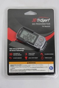 NEW Realalt 3D TriSport RT501 3D Pedometer - Sealed NIB
