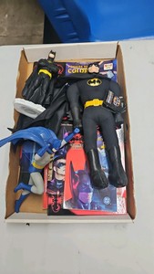 Miscellaneous Batman action figure,books,folders,bank etc