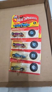 Lot of 4 Mattel Hot Wheels red line 25th anniversary new in box