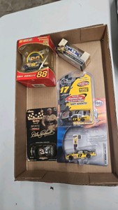 Lot of 5 164th NASCAR diecast cars dewalt,dale earnhardt, dale Jarrett etc.