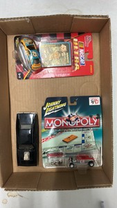 Diecast lot, NASCAR, Monopoly, Johnny lightning