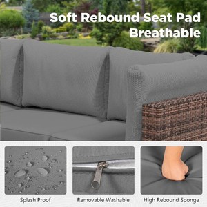 $490 Patio Furniture Set with Rain Cover, 2 Pieces