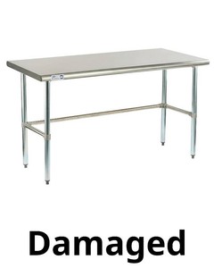 $250 APLSS 304 Stainless Table, 30x60, 18-Gauge