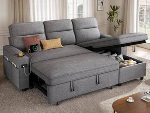 $500 YITAHOME Sleeper Sectional Sofa with Bed