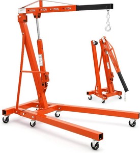 $170 2-Ton Folding Engine Hoist, 4400 lb Capacity