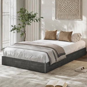 $126 Garvee Twin Bed Frame, Wood Platform