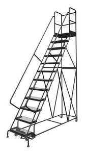 $1300 Tri-Arc KDSR112242-D2 12-Step Steel Ladder