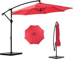 NEWBULIG 10FT Cantilever Umbrella UV Safe