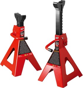 $115 Torin 12 Ton Steel Jack Stands Pair RED