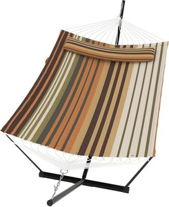 $110 Garvee 2-Person Hammock with Stand (450lbs)