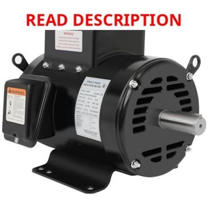 $457 7.5HP Air Compressor Motor, 184T, 208V (As Is