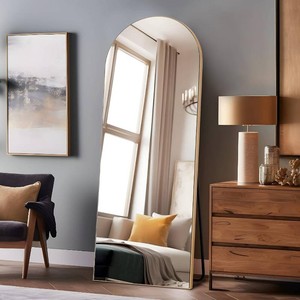 $168 NeuType 64x21 Arched Full Mirror with Stand