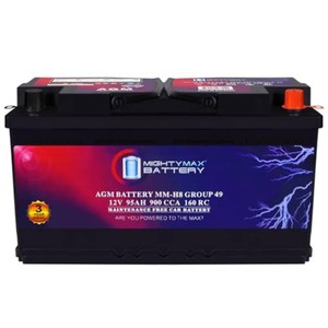$190 Mighty Max MM-H8 Battery 12V 95Ah AGM