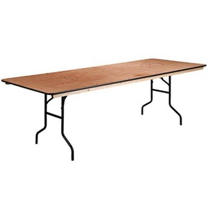 $210 Flash Furniture Fielder 8 Wood Folding Table