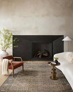 $220 Loloi Adrian Rug TerracottaMulti