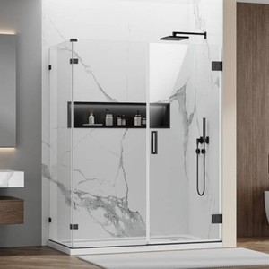 $1300 Frameless Corner Shower Door 36x60x75