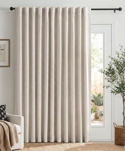Linen Blackout Curtains 84 Cream