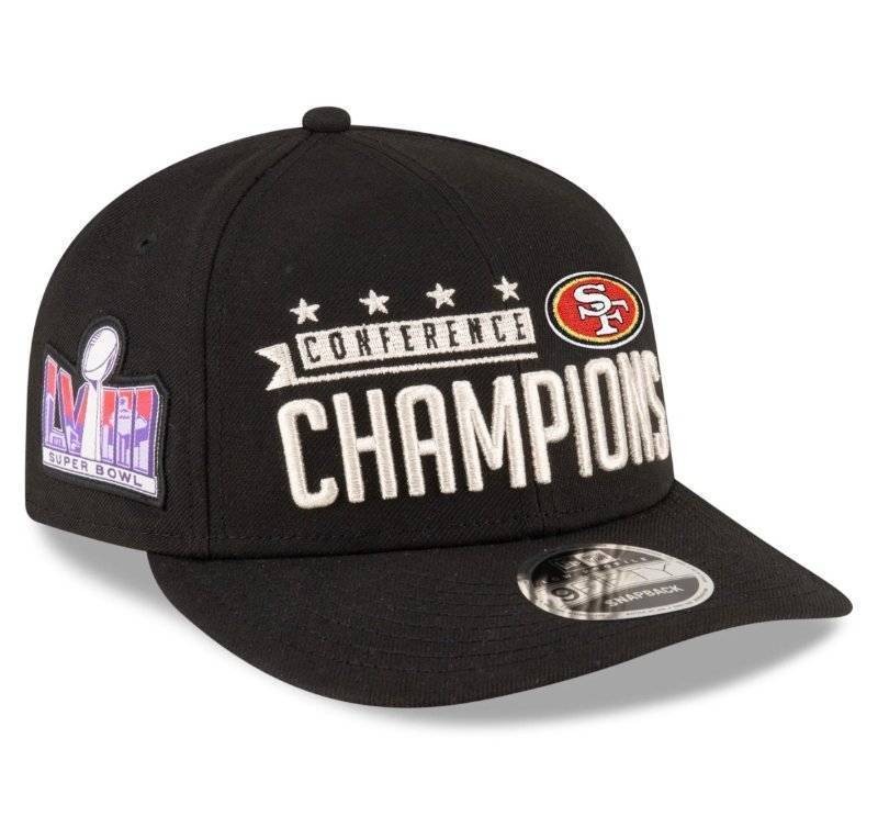 New Era NFL San Francisco 49ers Conference Champions 9FIFTY Snapback Football Hat $35.99 Retail - Brand New