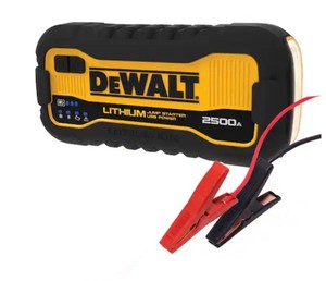 DeWalt 2500 Peak Amp Lithium Jump Starter with USB Power Bank and Carrying Case, DXAELJ25, $219 Retail - Brand New M