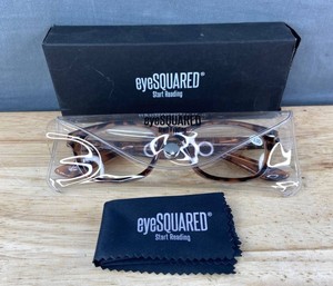 eyeSQUARED Womens Reading Glasses 3.00, Leopard Print - Brand New