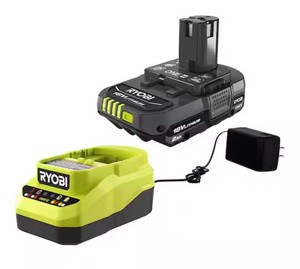Ryobi ONE 18V Lithium-Ion 2.0 Ah Compact Battery and Charger Starter Kit - Brand New M